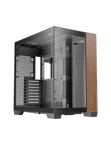 ANTEC Constellation C8 Dual Chamber Case  Gaming  Wood  Full Tower  2 x USB 3.0 / 1 x USB Type-C  Seamless Left and Front Tempered Glass Side Panel  E-ATX  ATX  Micro ATX  ITX