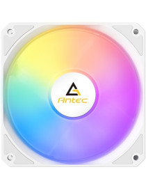 Antec P12R ARGB Reverse PWM 120mm Fan - 4-Pin  White  High-Airflow Cooling  9-Blade Design with Anti-Vibration Pads