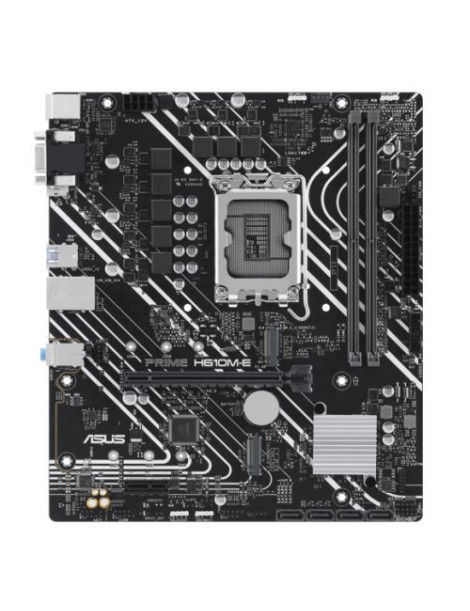 Asus PRIME H610M-E-CSM - Corporate Stable Model  Intel H610  1700  Micro ATX  2 DDR5  VGA  HDMI  DP  PCIe4  2x M.2