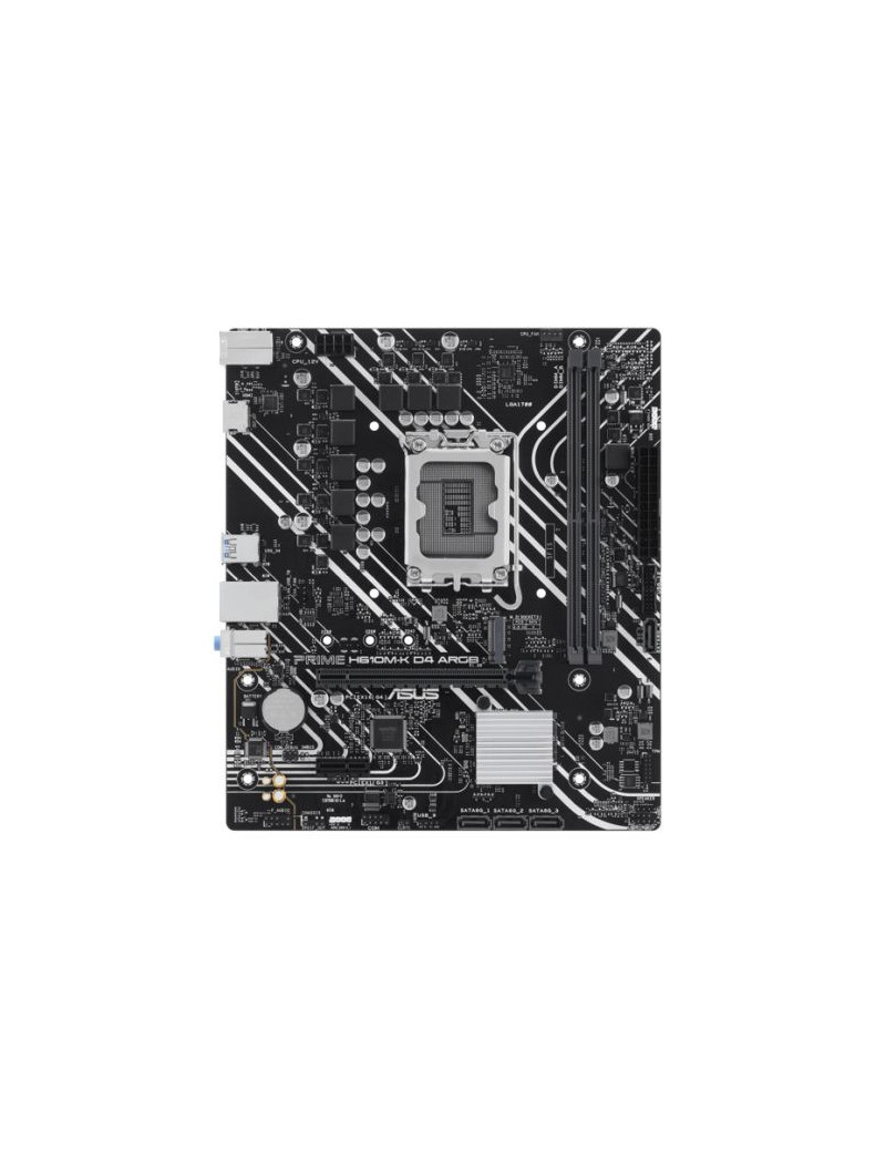 Asus PRIME H610M-K D4 ARGB  Intel H610  1700  Micro ATX  2 DDR4  HDMI  PCIe4  1x M.2