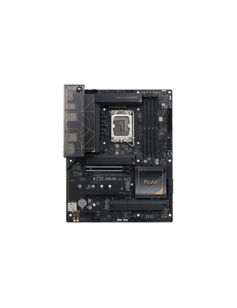 Asus PROART B760-CREATOR D4  Intel B760  1700  ATX  4 DDR4  HDMI  DP  2.5G LAN  PCIe5  3x M.2  Creator Hub