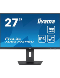 iiyama Prolite XU2793HS-B 27 inch IPS Monitor  Full HD  1ms  HDMI  DisplayPort  100Hz  Speakers  Black  Internal PSU  VESA