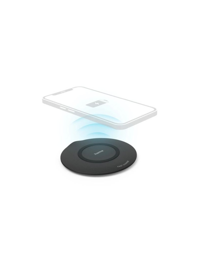 Hama QI-FC15 Wireless Charging Pad  15W  USB-C  Non-Slip Rubber