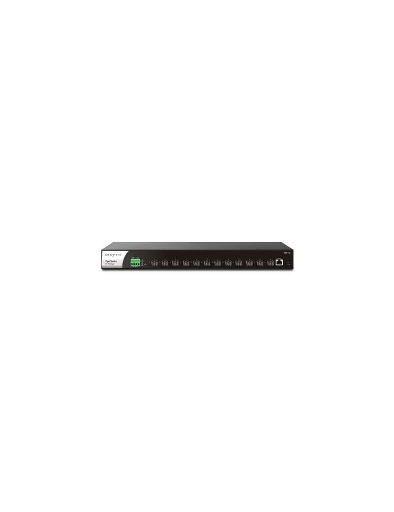 DrayTek VSFX2120-K VigorSwitch FX2120 12-Port Layer 2+ Managed Rackmount 10-Gigabit SFP+ Switch