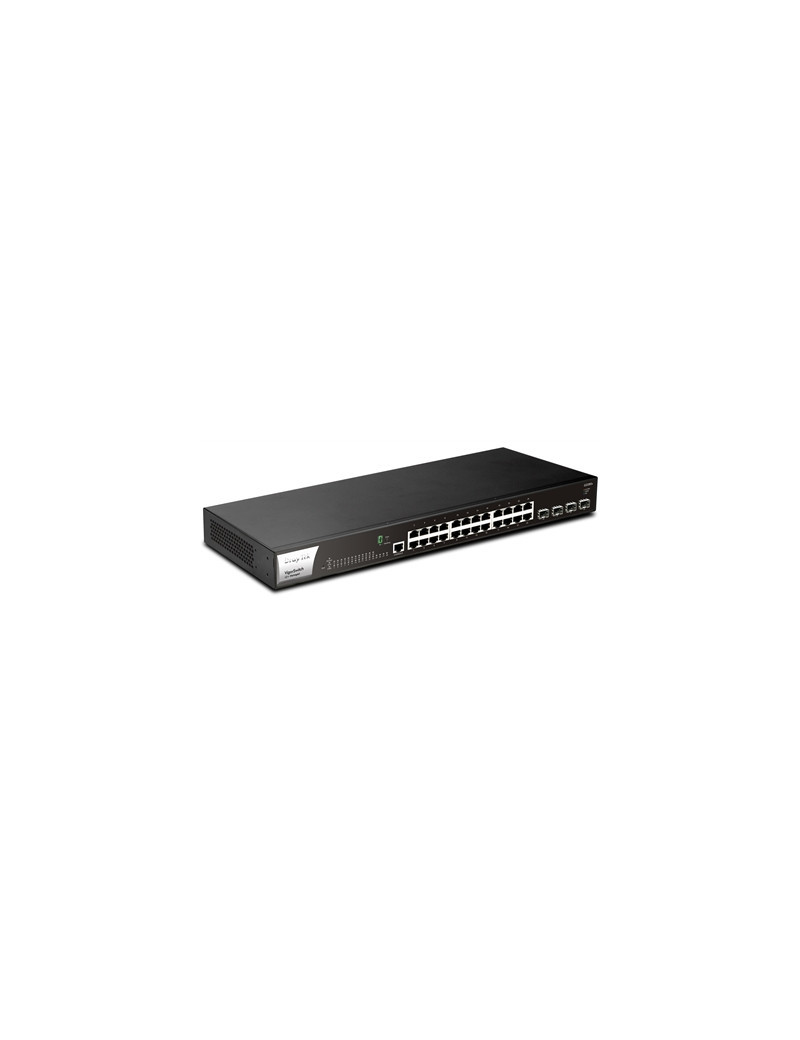 DrayTek VSG2282X-K VigorSwitch G2282x 24 Port Non-POE Fully Managed Layer 2+ Switch with 4x 10GbE SFP Ports