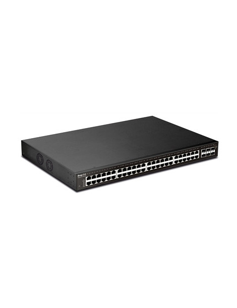 DrayTek VSP2540XS-K VigorSwitch P2540XS 48 Port POE Fully Managed Layer 2+ Switch with 6x 10GbE SFP Ports