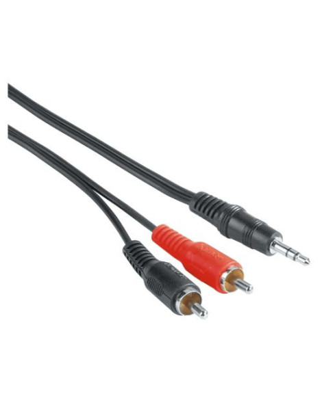 Hama 3.5mm Jack Plug to 2x RCA Plugs  2 Metre