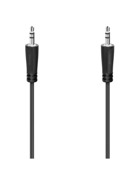 Hama 3.5mm Jack Stereo Cable  Male to Male  0.5 Metre