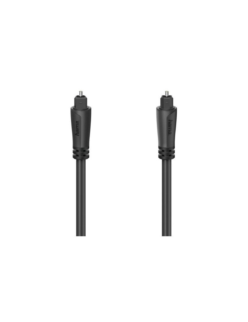 Hama Audio Optical Fibre Cable  ODT Plug (Toslink)  0.75 Metre