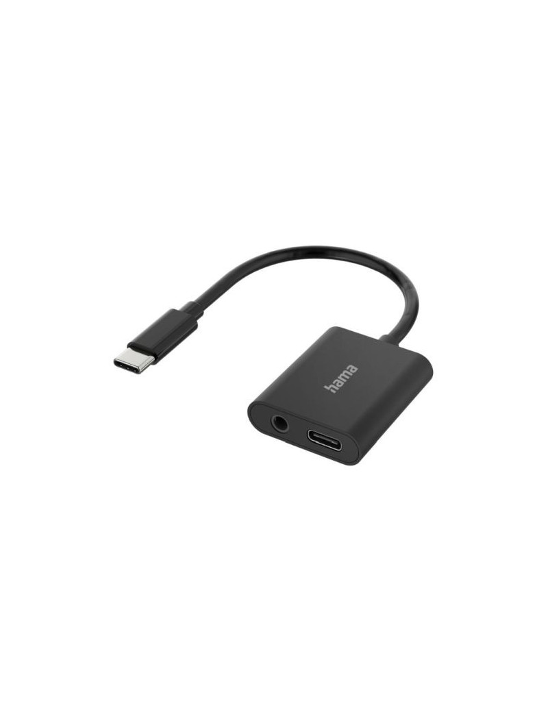 Hama USB Type-C Male to 3.5mm Jack Female & USB-C Female Adapter