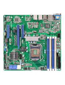 Asrock Rack E3C222D4U Server Board  Intel C222  1150  Micro ATX  Dual GB LAN  IPMI LAN  Serial Port