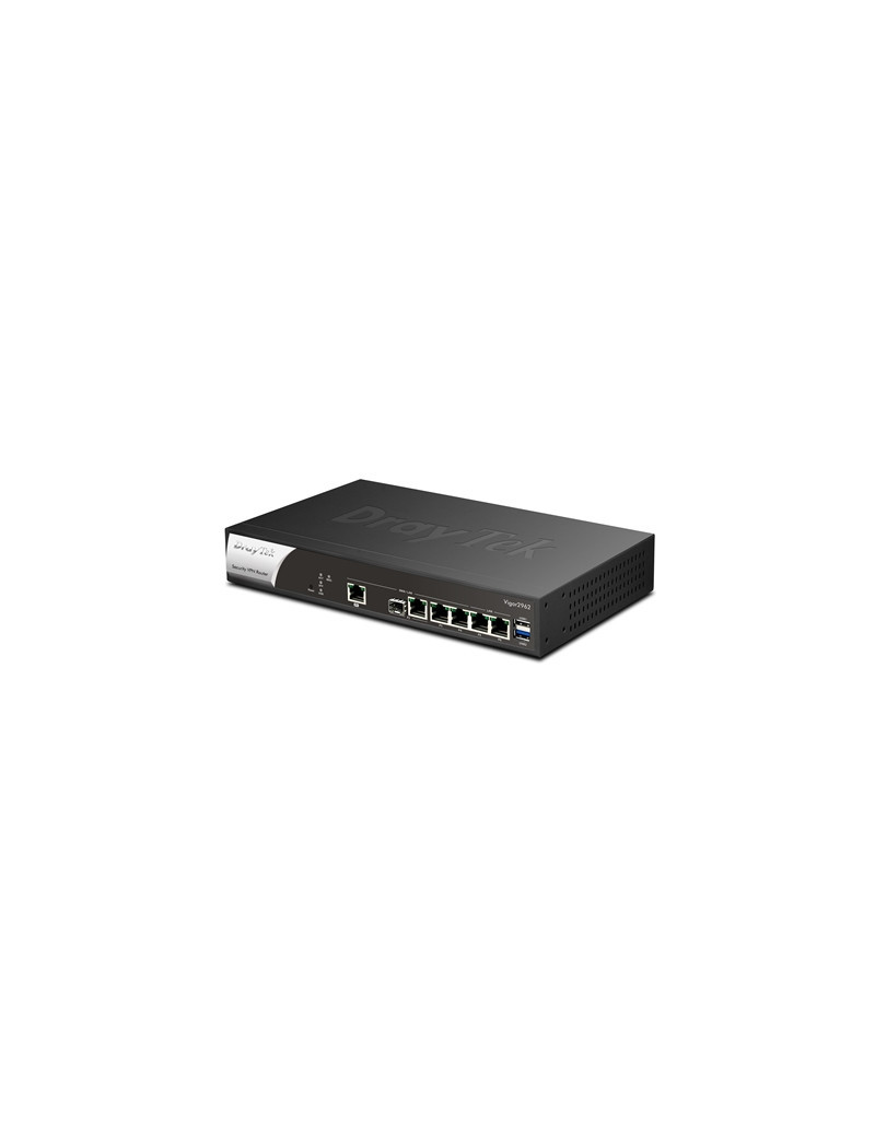 DrayTek V2962-K Vigor 2962 Wired 2.5GbE Dual-WAN Firewall Router and VPN Concentrator