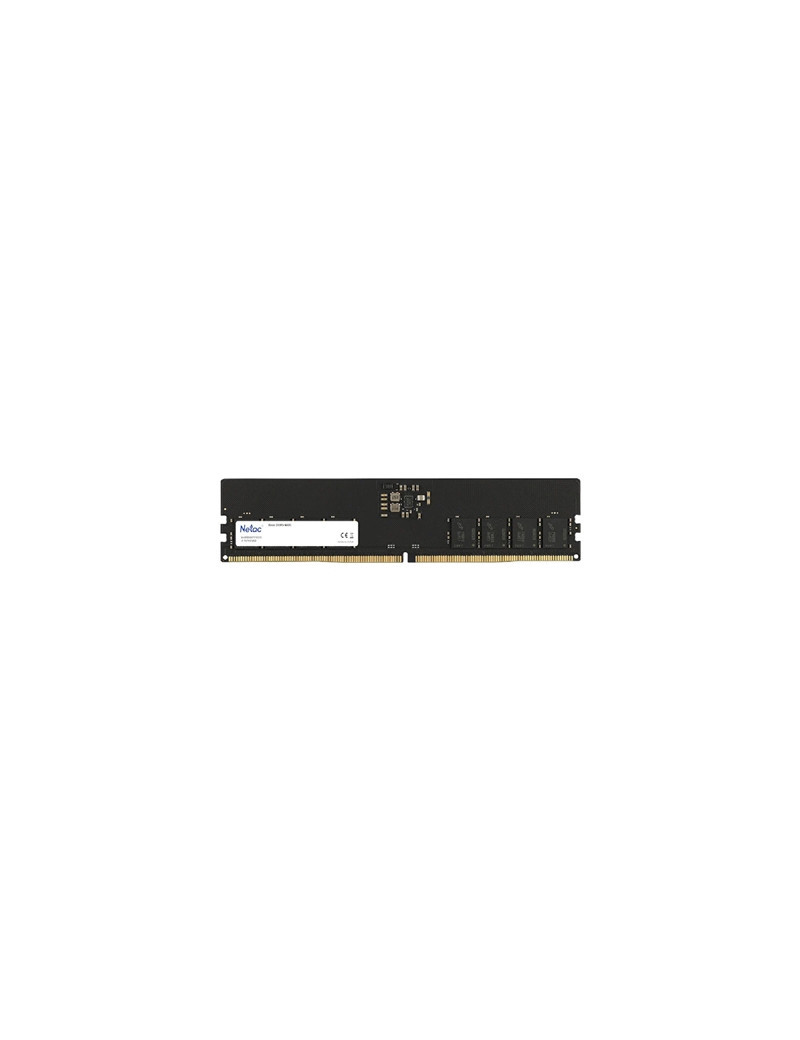 Netac NTBSD5P48SP-08 8GB DIMM System Memory  DDR5  4800MHz  1 x 8GB  288 Pin  1.1v  CL40-40-40-77 Bulk Packed