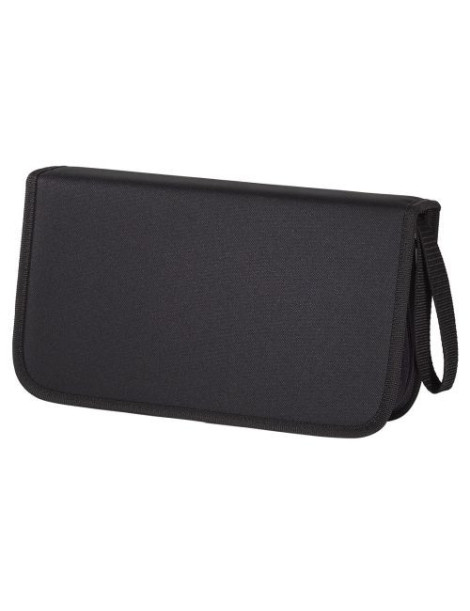 Hama CD/DVD/Blu-Ray Disc Wallet  Up to 104 Discs  Black