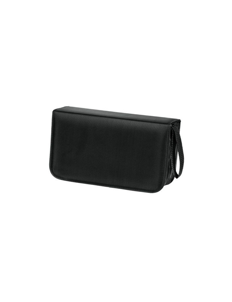 Hama CD/DVD/Blu-Ray Disc Wallet  Up to 20 Discs  Black