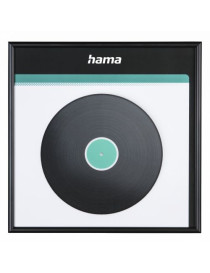 Hama LP Wall Mount Cover Frame  Aluminium  Black  31.5 x 31.5 cm