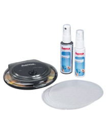 Hama CD/DVD Repair & Cleaning Kit - Repair Paste  Cleaning Fluid  Polishing Pads  Shell with Soft Pad