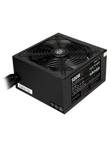 GameMax 500W RPG Rampage PSU  Fully Wired  80+ Bronze  Flat Black Cables  Power Lead Not Included