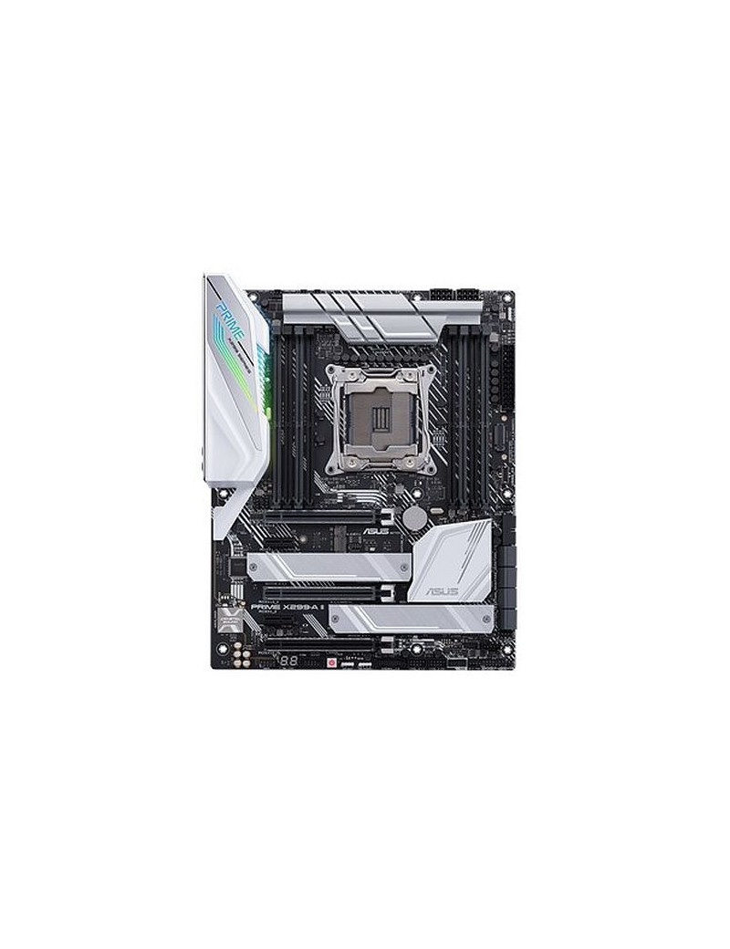 Asus PRIME X299-A II  Intel X299  2066  ATX  8 DDR4  SLI/XFire  M.2 Heatsink  12 IR3555 Power  RGB Lighting