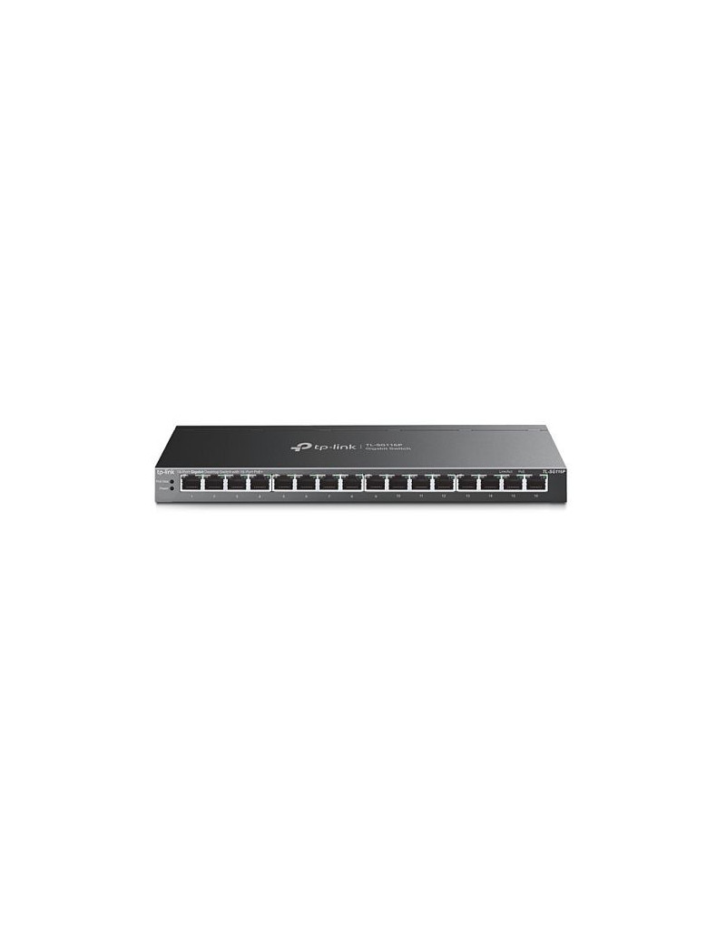 TP-LINK (TL-SG116P) 16-Port Gigabit Desktop Switch with 16-Port PoE+