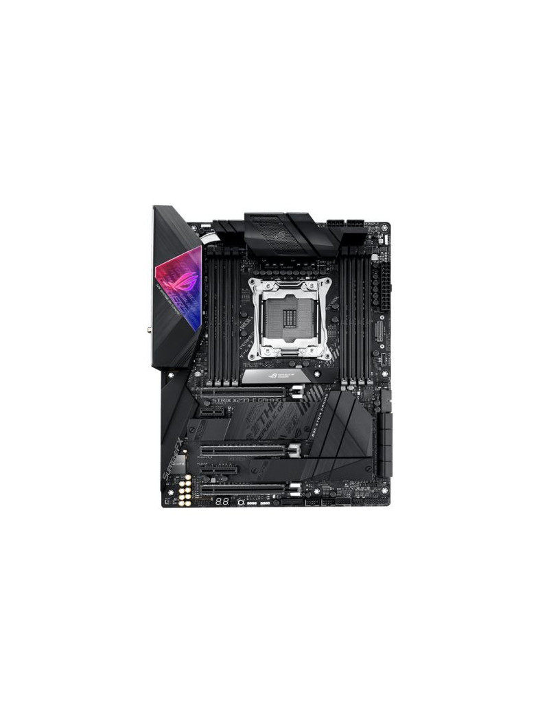 Asus ROG STRIX X299-E GAMING II  Intel X299  2066  ATX  8 DDR4  SLI/XFire  AX Wi-Fi  RGB Lighting  2.5GB LAN  M.2