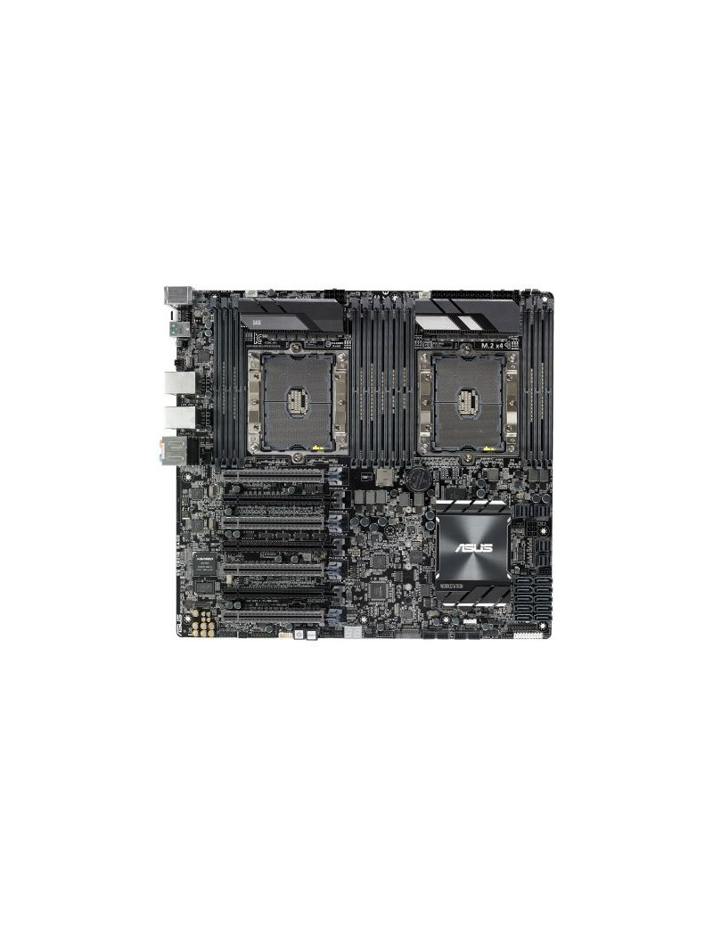 Asus WS C621E SAGE  Workstation  Intel C621  S 3647  EEB  Dual Scalable Xeon  12 DDR4  Quad XFire/SLI  Dual LAN  M.2