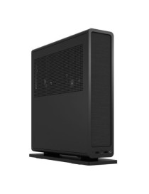 Fractal Design Ridge (Black) SFF Console-Type Case  Mini ITX  Requires SFX/SFX-L PSU  2 Fans  PCIe 4.0 Riser Card  USB-C  Horizontal/Vertical Orientation