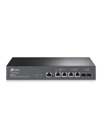 TP-LINK (TL-SX3206HPP) JetStream 6-Port 10GE L2+ Managed Switch with 4-Port PoE++  Rackmountable