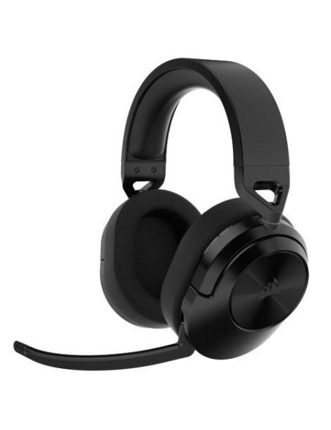 Corsair HS55 Wireless Lightweight Gaming Headset  2.4GHz/Bluetooth  24hrs Battery  7.1 Surround  Flip-To-Mute Mic  Memory Foam  Carbon