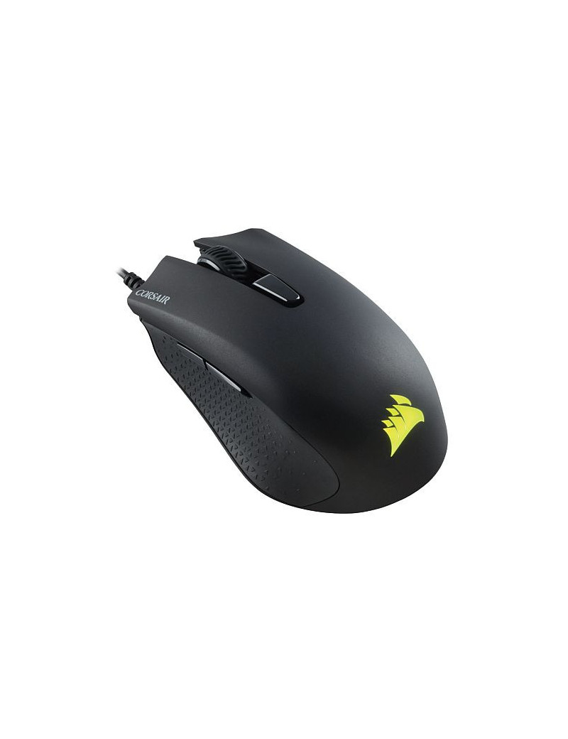 Corsair Harpoon Pro RGB FPS/MOBA Lightweight Optical Gaming Mouse  Omron Switches  12000 DPI  6 Programmable Buttons