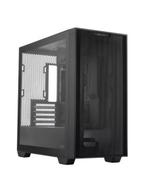 Asus A21 Gaming Case w/ Glass Window  Micro ATX  Mesh Front  380mm GPU & 360mm Radiator Support  Asus BTF Compatible  Black