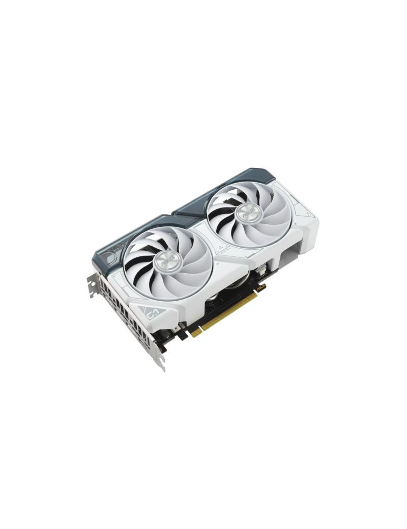 Asus DUAL RTX4060 Ti White OC  PCIe4  8GB DDR6  HDMI  3 DP  2595MHz Clock  Overclocked