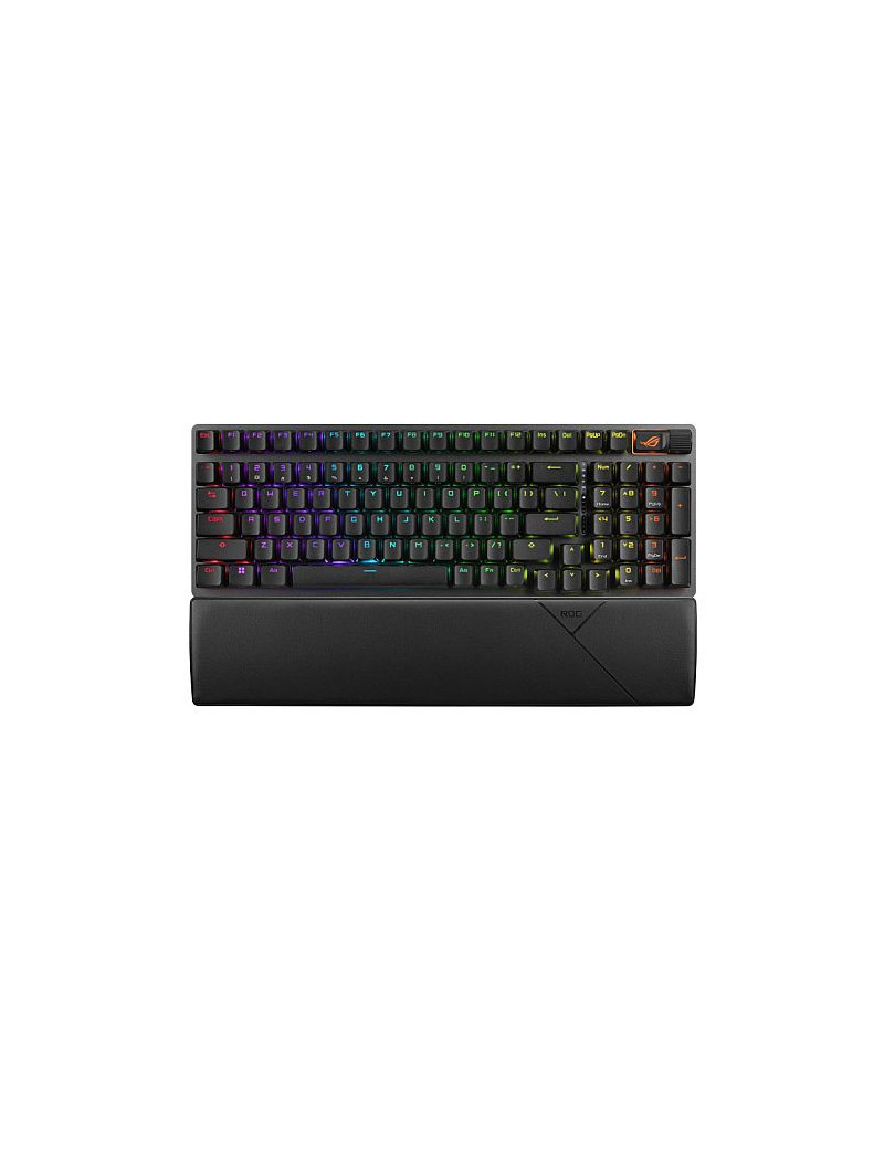 Asus ROG STRIX SCOPE II 96 Wireless Mechanical RGB Gaming Keyboard  96% Layout  Streamer Hotkeys  Multifunction Controls  Sound-Dampening