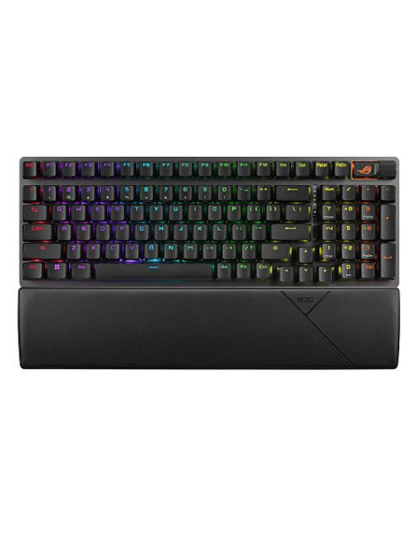 Asus ROG STRIX SCOPE II 96 Wireless Mechanical RGB Gaming Keyboard  96% Layout  Streamer Hotkeys  Multifunction Controls  Sound-Dampening