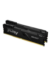 Kingston Fury Beast 16GB Kit (2 x 8GB)  DDR4  3600MHz (PC4-28800)  CL17  XMP  DIMM Memory