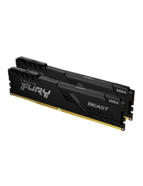 Kingston Fury Beast 16GB Kit (2 x 8GB)  DDR4  3600MHz (PC4-28800)  CL17  XMP  DIMM Memory