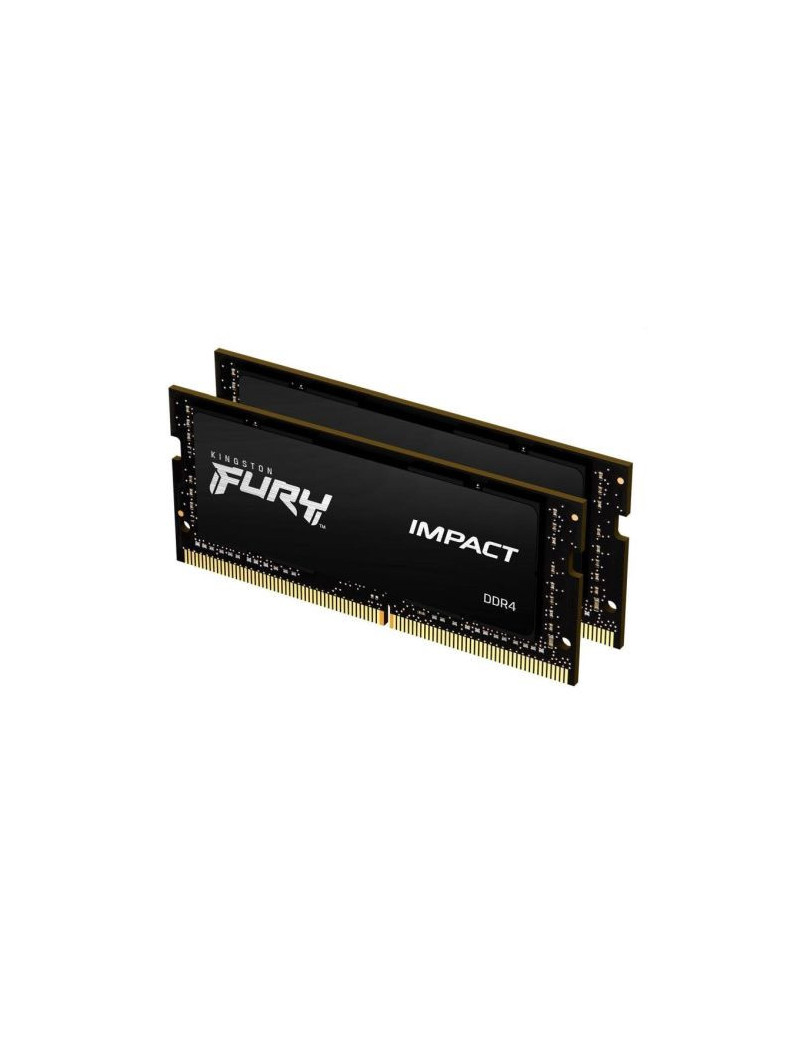 Kingston Fury Impact 32GB Kit (2 x 16GB)  DDR4  3200MHz (PC4-25600)  CL20  SODIMM Memory