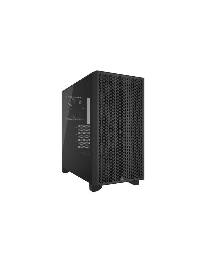 Corsair 3000D Airflow Gaming Case w/ Glass Window  ATX  2x SP120 Fans  GPU Cooling  4-Slot GPU Support  High-Airflow Front  Black