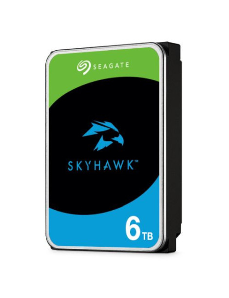 Seagate 3.5“  6TB  SATA3  SkyHawk Surveillance Hard Drive  256MB Cache  16 Drive Bays Supported  24/7  CMR  OEM