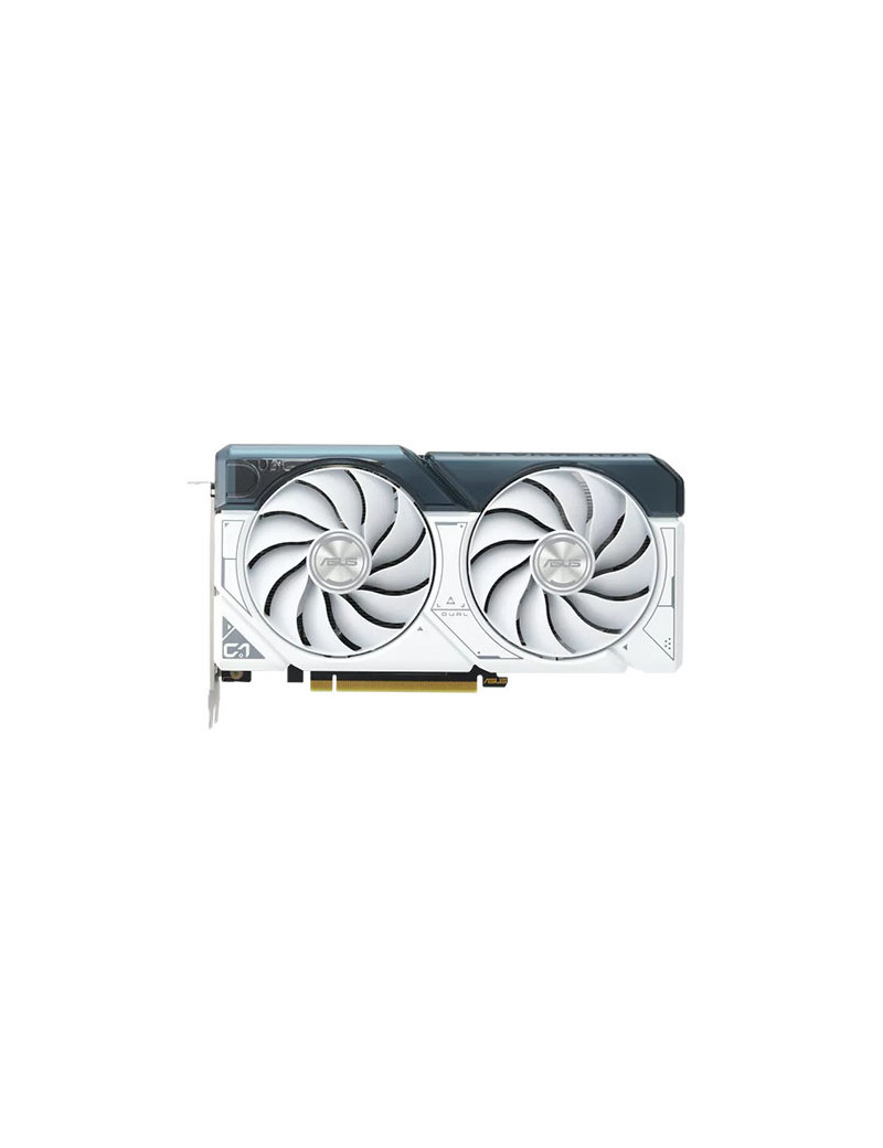 Asus DUAL RTX4060 OC White  PCIe4  8GB DDR6  HDMI  3 DP  2535MHz Clock  Overclocked