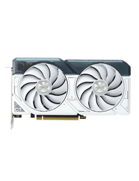 Asus DUAL RTX4060 OC White  PCIe4  8GB DDR6  HDMI  3 DP  2535MHz Clock  Overclocked