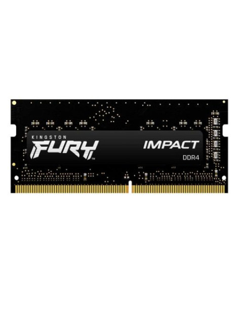 Kingston Fury Impact 8GB  DDR4  3200MHz (PC4-25600)  CL20  SODIMM Memory