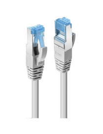 Lindy 47134 2m RJ45 Booted Cat6a S/FTP LSZH Patch Cable - Grey