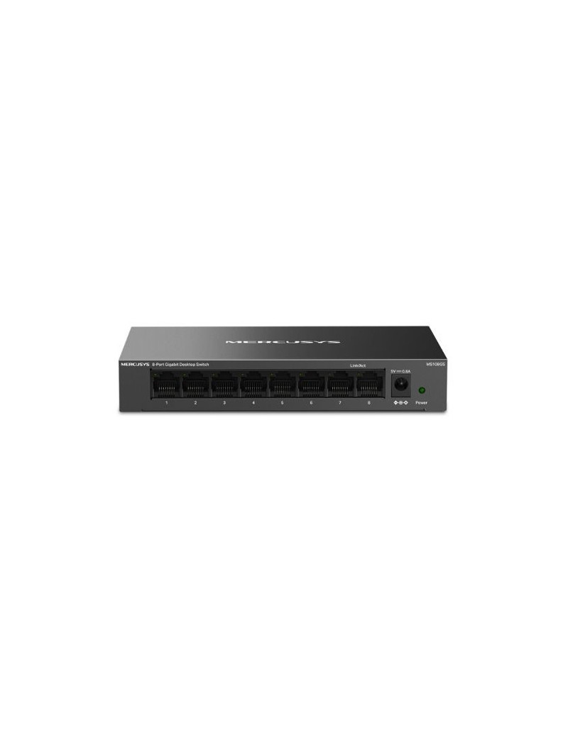 Mercusys (MS108GS) 8-Port Gigabit Unmanaged Desktop Switch  Steel Case