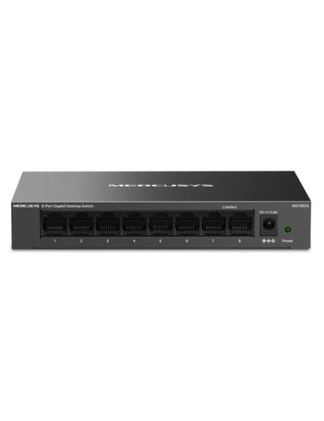 Mercusys (MS108GS) 8-Port Gigabit Unmanaged Desktop Switch  Steel Case