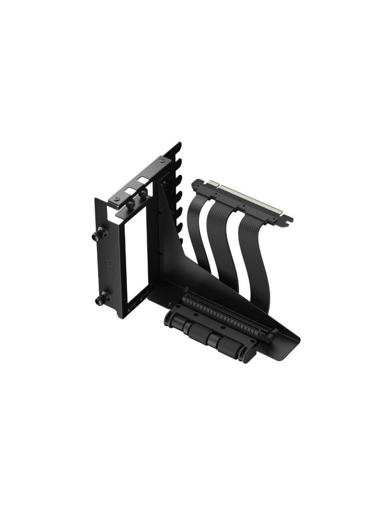 Fractal Design Flex 2 Vertical GPU Bracket with 195mm PCIe 4.0 Riser Cable  Black