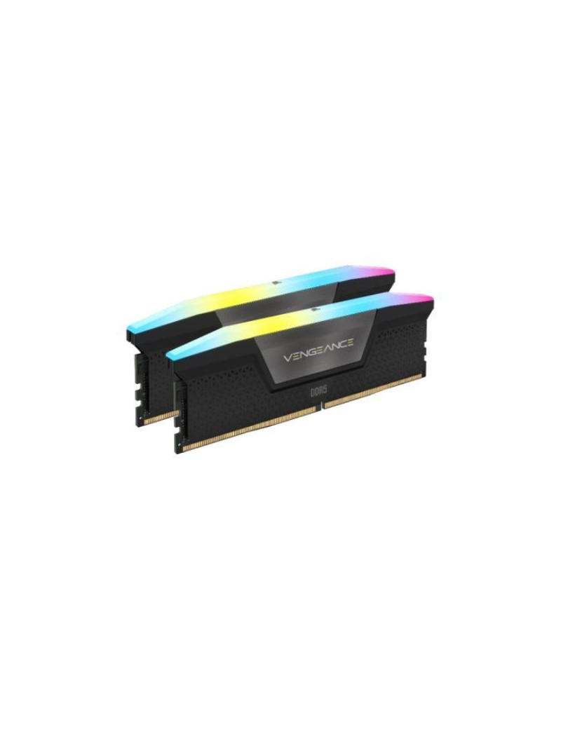 Corsair Vengeance RGB 32GB Kit (2 x 16GB)  DDR5  6000MHz (PC5-48000)  CL36  1.25V  XMP 3.0  PMIC  DIMM Memory  Black