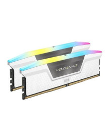 Corsair Vengeance RGB 32GB Kit (2 x 16GB)  DDR5  6000MHz (PC5-48000)  CL36  1.25V  XMP 3.0  PMIC  DIMM Memory  White