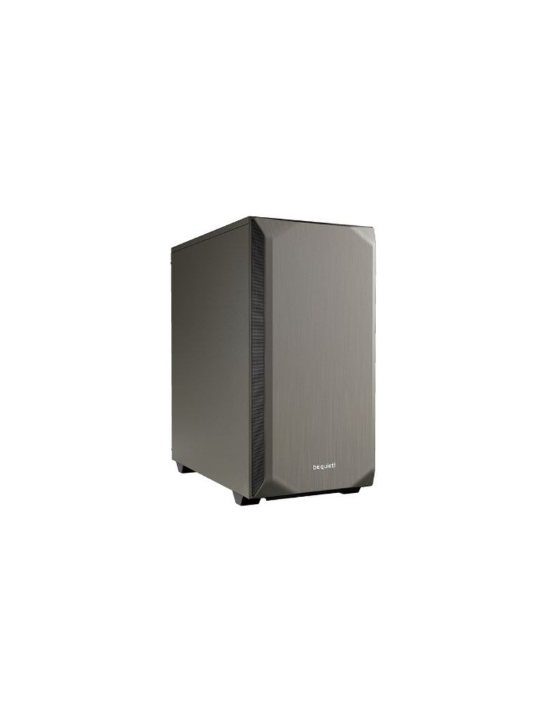 Be Quiet! Pure Base 500 Gaming Case  ATX  2 x Pure Wings 2 Fans  PSU Shroud  Metallic Grey