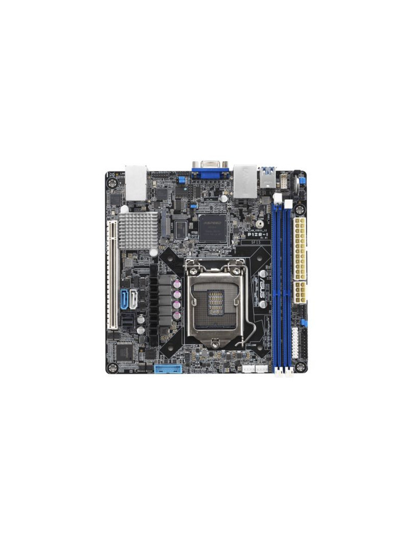 Asus P12R-I Server MB  Intel C252  1200 for Xeon E-2300  Mini ITX  2 DDR4  Dual GB LAN  1x M.2  6 x SATA3  Onboard ASMB10-iKVM